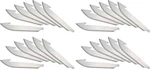 Outdoor Edge Drop Point Pack Of 24 Folding And Fixed Knife 3.5 Stainless Blades. Fixed Price $38.09.
