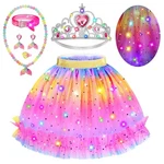 Cocojeci Princess Dress Up For Girls 4-6, Light Mermaid Free Size, Pink. Fixed Price $29.99.