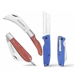 Workpro Folding Pocket Knife W/stainless Plain Edge For Lineman Cable Skinning. Fixed Price $14.99.