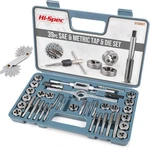 Hi-spec 39 Piece Sae & Metric Tap Die Set. Complete M3 To M12 #4 1/2IN Fi. Fixed Price $44.99.