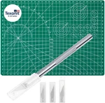 Craft Knife Precision Cutter And Self Healing Cutting Mat Hobby Set. Fixed Price $18.21.