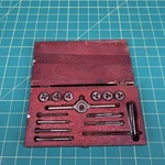 Vintage Blue Point Tap & Die Set With Wooden Box Damage Incomplete. Fixed Price $16.99.