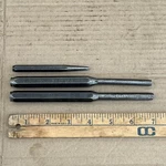 Vintage Old Forge 7" Punch Set Of - 1/8", 5/16", 3/8" 3807, 3707, 2902. Fixed Price $12.00.