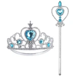 Bibuty Princess Dress Up Accessories Crown Tiara For Free Size, Blue. Fixed Price $9.05.