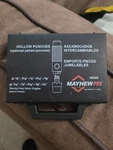 Mayhew Hollow Punch Set 11 Pcs, 0.125 To 0.75", Part #66008. Fixed Price $130.00.