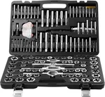 Vevor Tap And Die 116PCS Sae & Metric Threading Kit With Case Tools. Fixed Price $126.53.