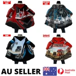 Sherpa Lined Truck Driver Custom Name Highway Jacket Hooded Cloak - Au Stock. Fixed Price $90.08.