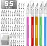 Exacto Knife, Hobby Set Craft Knives And 50 Precis Blades. Fixed Price $8.57.