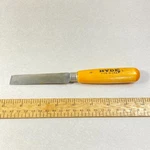 Hyde Knife Shop Square Tip Blade Wood Handle #3 Usa. Fixed Price $5.00.