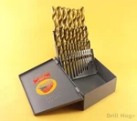 29 Pc Drill Bit Set Index Titanium TI-22 Twist Hog Lifetime Warranty. Fixed Price $66.49.