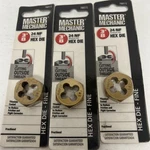 New Master Mechanic 3/8" 24 Nf Pipe Hex Die Titanium Coated 788572. Fixed Price $11.95.