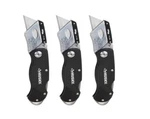 Husky Folding Lock-back Utility Knife (set Of 3). Fixed Price $52.00.