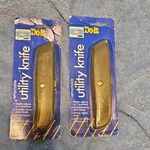 Do Retractable Utility Knife Heavy Duty Metal Blade Silver 2 Pack. Fixed Price $6.00.