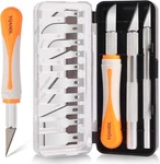 16-PIECE Exacto Knife Set: Hobby Knives &13 Industrial-grade SK5 Steel Blades. Fixed Price $8.95.