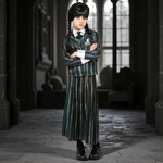 Wednesday Addams Gothic Black Nevermore Academy Girls Uniform Costume 6-6X. Fixed Price $17.09.