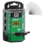 100-PACK Utility Blades, SK2M Steel Cutter With Dispenser. Fixed Price $40.73.