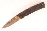 Mcusta Seki Japan MC-33 25TH Anniversary Bamboo Copper G10 Folding Pocket Knife. Fixed Price $600.00.
