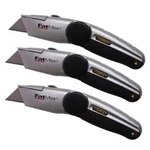 3EA Stanley 10-777 Fatmax Locking Retractable Utility Knife Cutter Ginven. Fixed Price $57.19.