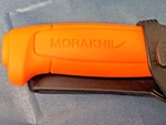Sweden Morakniv 8.25" Blaze Orange Basic 511 Carbon Steel Survival Knife. Fixed Price $16.95.