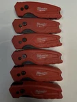 Milwaukee Fastback Folding Utility Knife Red (48-22-1500) 6 Pack. Fixed Price $50.00.