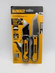 Dewalt Push & Flip Folding Utility Knife + 3.3" Tanto Pocket Set DWHT10996. Fixed Price $20.99.