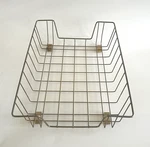 Vintage - Metal Wire In/out Paper Basket Office Desk Letter Tray Organizer 14". Fixed Price $11.99.