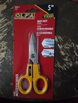 Scissors, Stainless Steel Serrated Edge 5" (olfa SCS-1). Fixed Price $19.75.