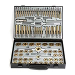 86PC And Die Sae Metric Tools, Metal Case Tapping Thread Cutting Kit. Fixed Price $91.69.