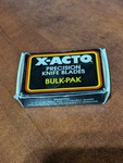 X-acto #X610 No. 100 General Purpose Curved Edge Blades Nos. Fixed Price $17.95.