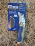 Kobalt - Instant Open Fixed Utility Knife With 3 Blades * 119841. Fixed Price $12.00.