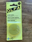 Olfa 45MM Replacement Rotary Blades Count New RB45-10. Fixed Price $39.00.