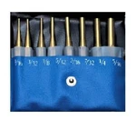Pec Brass Pin Punch Set Pc W/case Ind 6300-008B. Fixed Price $38.98.