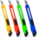 Tifical 4 Pack Box Cutter 9MM Snap Off Utility Knife Retractable For. Fixed Price $9.76.