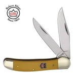 Robert Klaas Pocket Knife Copperhead Yellow Handle. Fixed Price $29.66.