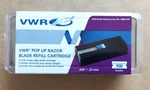 Vwr Reloadable Pop Up Razor Dispenser (100 Blades Are Included). Fixed Price $17.95.