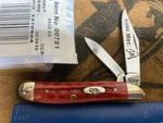 Case Xx 6220 Peanut Knife, 2016 Pocket Worn Jig Old Red Bone, 00781, Etched. Fixed Price $45.00.