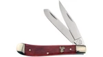 Whitetail Cutlery Large Smooth Red Bone Trapper Pocket Knife By Frost - Nos. Fixed Price $24.95.