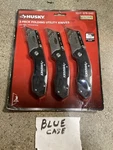 Pack Of Husky 1011-378-042 Folding Lock-back Utility Knives Quick Change Blade. Fixed Price $49.99.