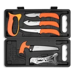 Outdoor Edge Wildpak, 8-PIECE Field To Freezer Hunting & Game 1.8", Orange. Fixed Price $75.32.