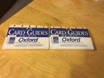 Oxford A-z Card Guides Classic Manilla, 2 Sets. Fixed Price $5.99.