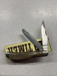 Schrade Timer 94OTW Gunstock Trapper Folding Pocket Knife. Fixed Price $17.99.
