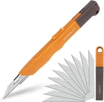 Mulwark Box Cutter Retractable Utility Knife Set 11 Piece With 10 Snap Off 9MM. Fixed Price $14.60.