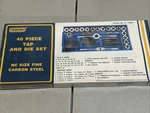 Wisdom 40-PIECE Tap And Die Set Carbon Steel Sae Model # 22-TD40-1 New. Fixed Price $13.50.