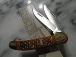 Robert Klaas Kissing Crane Blade Copperhead Pocket Knife KC6214BR Jig Bone New. Fixed Price $27.99.