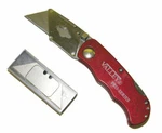 Valley Pro Series Metal Folding 3.5" Utility Knife With Blades. Fixed Price $12.95.