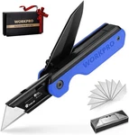 Workpro 2-IN-1 Pocket Knife Folding Utility Box Cutter Quick-change Blades. Fixed Price $19.99.