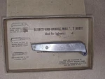Vulcan Safety Razor Co Knife Handle Only For Detail Leather/wood Working - Box. Fixed Price $55.00.