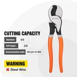 Cable Cutter Heavy Duty Wire Cutting Tool Shears For Aluminum, Copper, Electrica. Fixed Price $12.19.