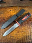 Milwaukee 11" Fixed Double-edge Blade Knife Black 48-22-1920 Hardline W/ Sheath. Fixed Price $33.99.