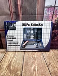 58PC Hobby Knife Set Blades Sharpening Stone Bonding Glue W/case Homier Hdc. Fixed Price $10.97.